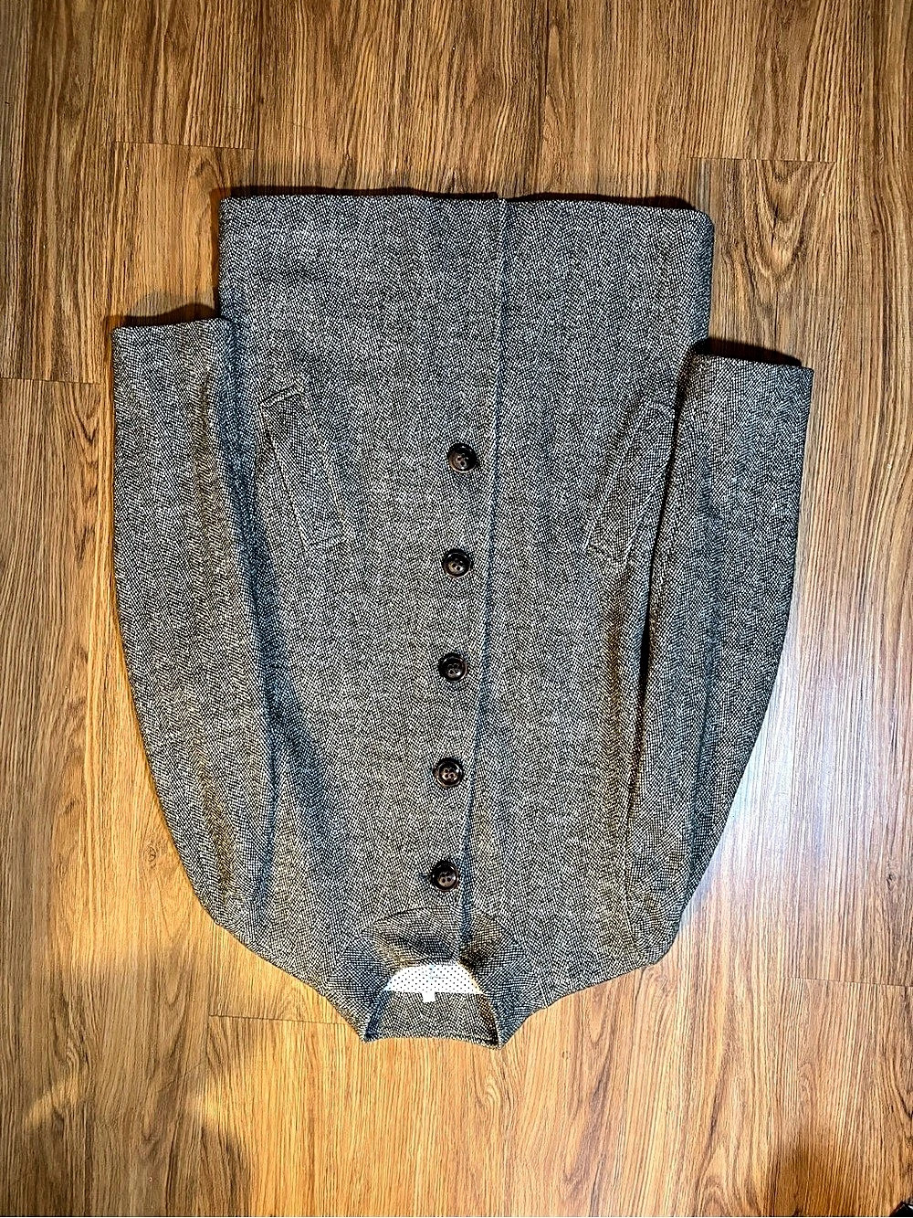 Green Open Button Overcoat